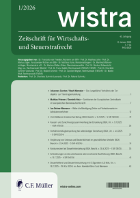 wistra cover aktuelle ausgabe
