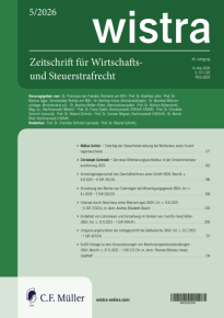 wistra cover aktuelle ausgabe