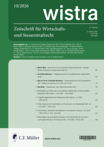 wistra cover aktuelle ausgabe